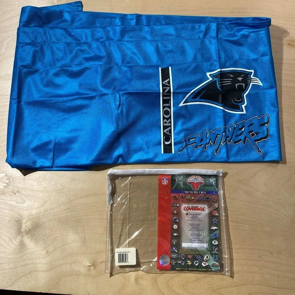 Locker Room Collection Tailored Valance Carolina Panthers (OG)